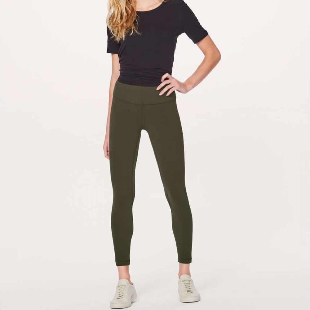 Lululemon Align Pant 25”- Dark Olive